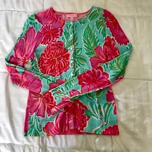 Lily Pulitzer Paley Cardigan. Size small